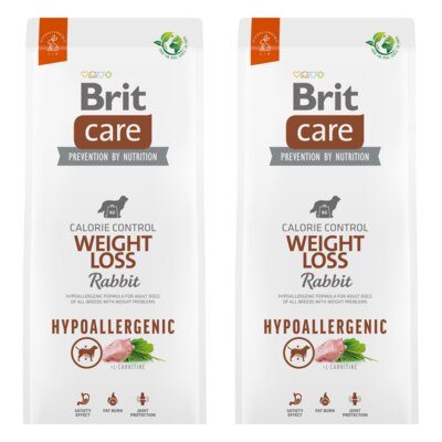 Karma dla psa BRIT Care Dog Hypoallergenic Weight Loss 2 x 12 kg