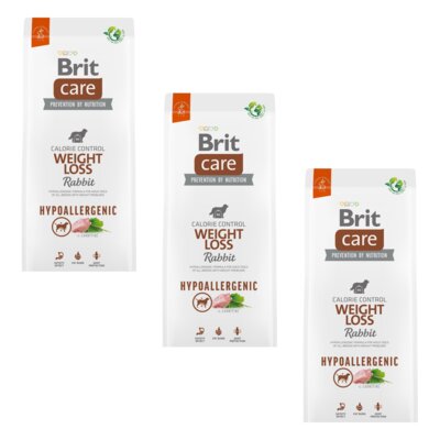 Karma dla psa BRIT Care Dog Hypoallergenic Weight Loss 3 x 12 kg
