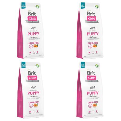 Karma dla psa BRIT Care Grain-Free Puppy Łosoś 4 x 12 kg