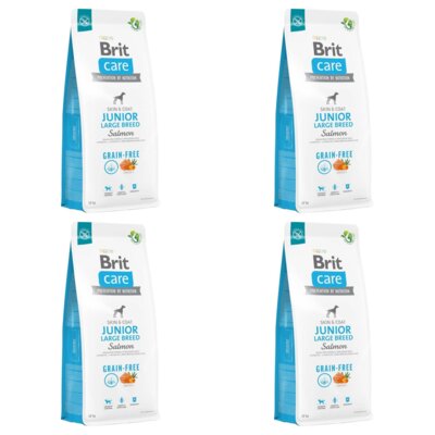 Karma dla psa BRIT Grain-Free Junior Large Łosoś 4 x 12 kg