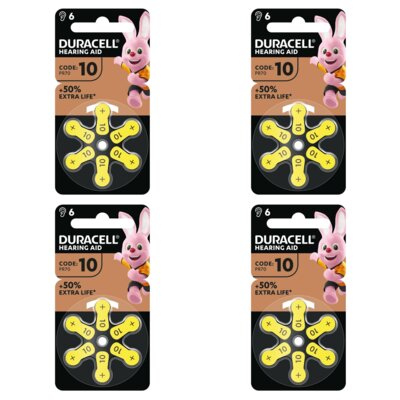 Baterie 10 DURACELL Hearing Aid (24 szt.)