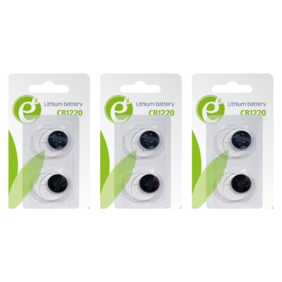 Baterie CR1220 GEMBIRD (6 szt.)