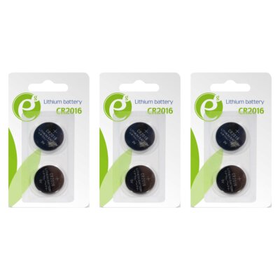 Baterie CR2016 GEMBIRD (6 szt.)