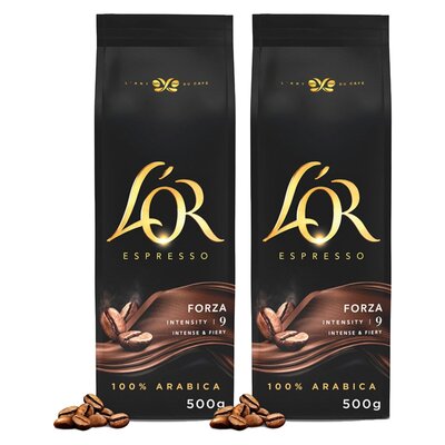 Kawa ziarnista L'OR Espresso Forza 2 x 0.5 kg
