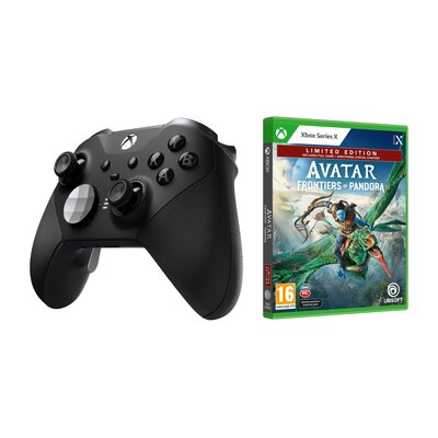 Kontroler MICROSOFT bezprzewodowy Xbox Elite Series 2 Czarny + Avatar: Frontiers of Pandora - Edycja Limitowana Gra XBOX SERIES X