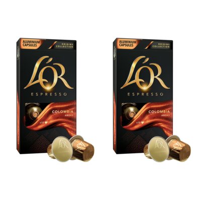 Kapsułki L'OR Espresso Origins Colombia do ekspresu Nespresso (20 szt.)