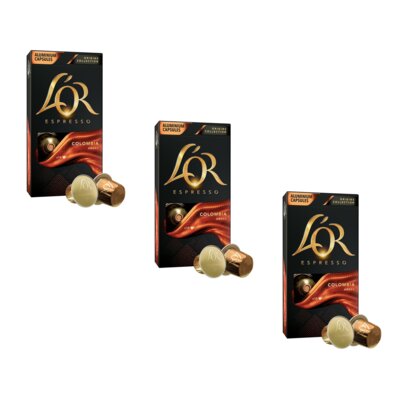 Kapsułki L'OR Espresso Origins Colombia do ekspresu Nespresso (30 szt.)