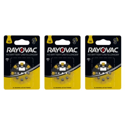 Baterie 10 PR70 RAYOVAC (24 szt.)