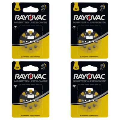 Baterie 10 PR70 RAYOVAC (32 szt.)