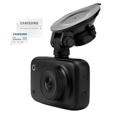 Wideorejestrator PRIDO I7 Pro + Wi-Fi + Karta pamięci SAMSUNG Pro Endurance microSDXC 256GB + Adapter