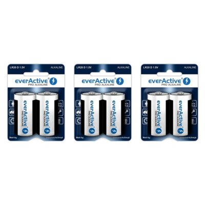 Baterie D LR20 EVERACTIVE Pro Alkaline (6 szt.)