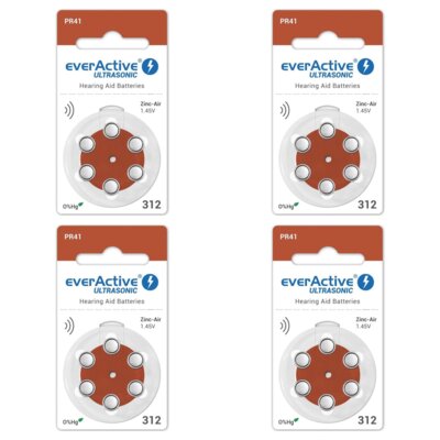 Baterie PR41 EVERACTIVE Ultrasonic 312 (24 szt.)