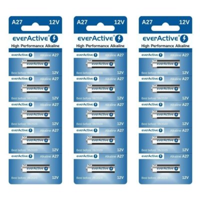 Baterie A27 V27A EVERACTIVE (15 szt.)