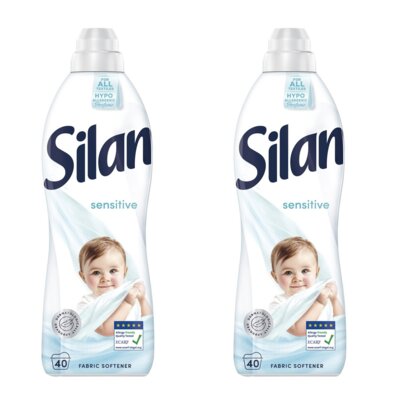 Płyn do płukania SILAN Sensitive and Baby 2 x 880 ml