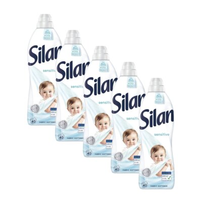 Płyn do płukania SILAN Sensitive and Baby 5 x 880 ml