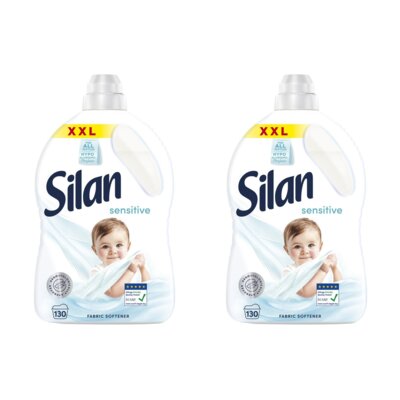 Płyn do płukania SILAN Sensitive and Baby 2 x 2860 ml