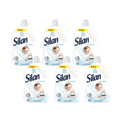 Płyn do płukania SILAN Sensitive and Baby 6 x 2860 ml