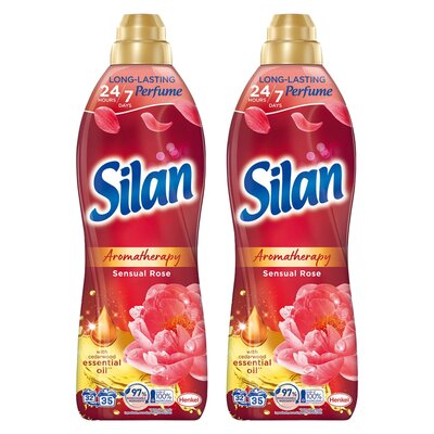 Płyn do płukania SILAN Sensual Rose 2 x 770 ml