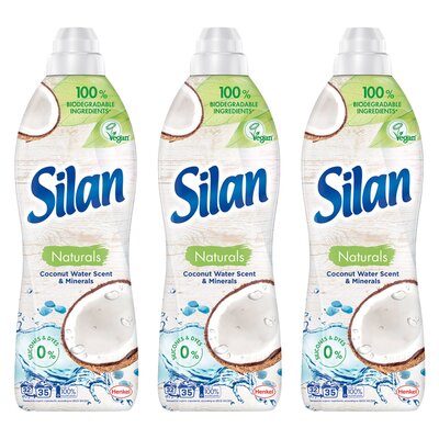 Płyn do płukania SILAN Naturals Coconut Water Scent & Minerals 3 x 770 ml