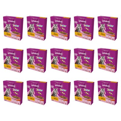 Karma dla kota WHISKAS Junior z kurczakiem 15 x 800 g