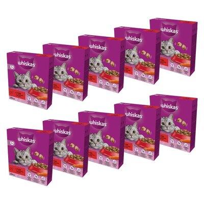 Karma dla kota WHISKAS Wołowina 10 x 800 g