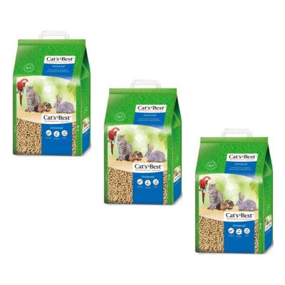 Żwirek dla kota CATS BEST Universal 3 x 20 L