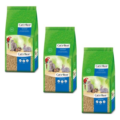 Żwirek dla kota CATS BEST Universal 3 x 40 L