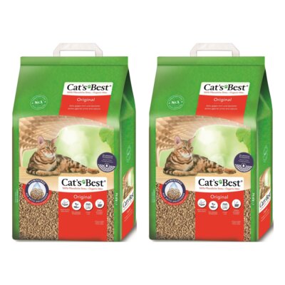 Żwirek dla kota CATS BEST Original 2 x 20 l