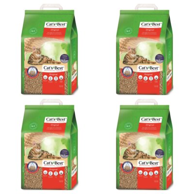 Żwirek dla kota CATS BEST Original 4 x 20 l