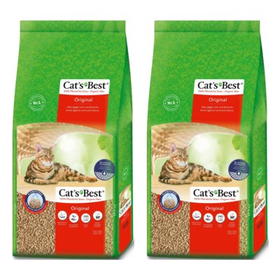 Żwirek dla kota CATS BEST Original 2 x 40 L