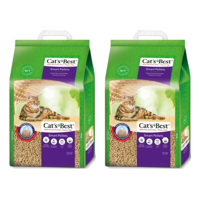 Żwirek dla kota CATS BEST Smart Pellets 2 x 20 L