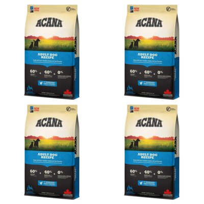 Karma dla psa ACANA Adult Dog Kurczak z indykiem i rybami 4 x 11.4 kg