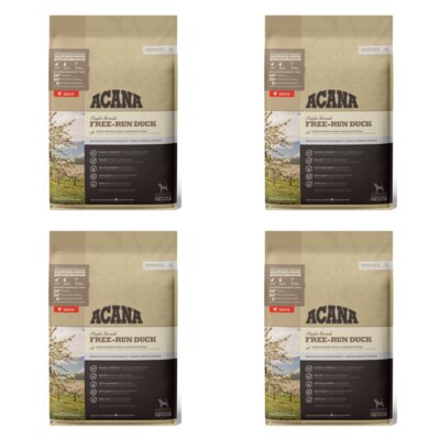 Karma dla psa ACANA Free-Run Duck Kaczka z dynią 4 x 6 kg