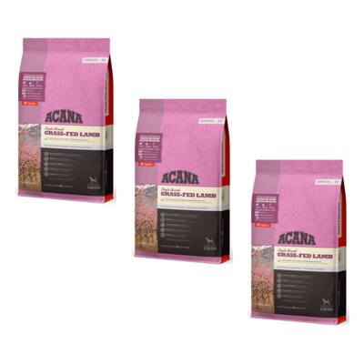 Karma dla psa ACANA Singles Grass-Fed Jagnięcina 3 x 11.4 kg