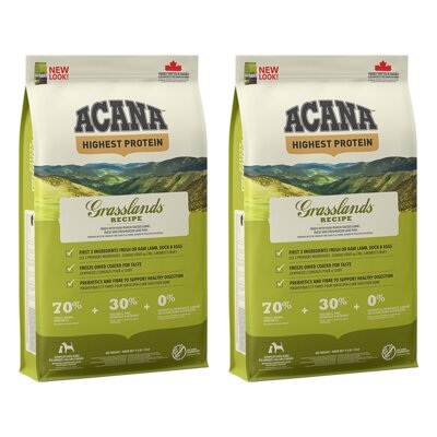 Karma dla psa ACANA Grasslands Dog Mięsny 2 x 11.4 kg