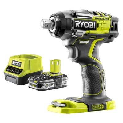 Klucz udarowy RYOBI R18IW7-0 + Akumulator RYOBI RC18120-125 2.5Ah 18V + Ładowarka