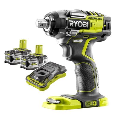 Klucz udarowy RYOBI R18IW7-0 + Akumulator RYOBI RC18150-250 5Ah 18V + Ładowarka