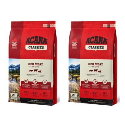 Karma dla psa ACANA Classic Red Meat Jagnięcina z wieprzowiną i wołowiną 2 x 9.7 kg