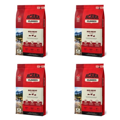 Karma dla psa ACANA Classic Red Meat Jagnięcina z wieprzowiną i wołowiną 4 x 9.7 kg