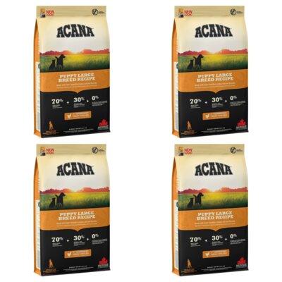 Karma dla psa ACANA Puppy Large Breed Drób z jajkami i rybą 4 x 11.4 kg