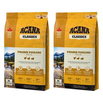 Karma dla psa ACANA Classics Prairie Poultry Dog Kurczak 2 x 9.7 kg
