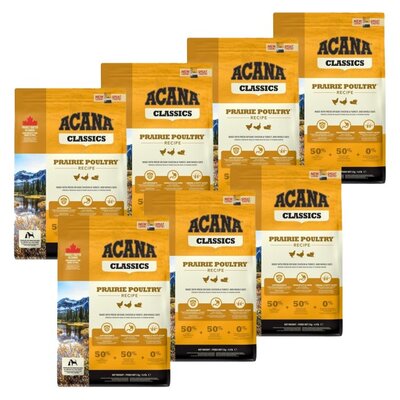 Karma dla psa ACANA Classics Prairie Poultry Dog Kurczak 7 x 2 kg