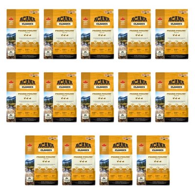 Karma dla psa ACANA Classics Prairie Poultry Dog Kurczak 14 x 2 kg