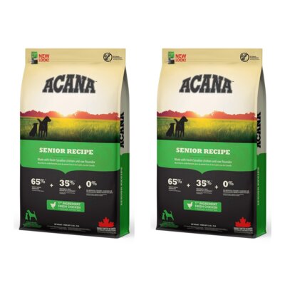 Karma dla psa ACANA Senior Dog Drób z jajkami i rybą 2 x 11.4 kg