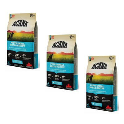 Karma dla psa ACANA Puppy Small Breed Drób z jajkami i rybą 3 x 6 kg