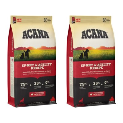 Karma dla psa ACANA Sport & Agility Drób z jajkami i rybą 2 x 17 kg