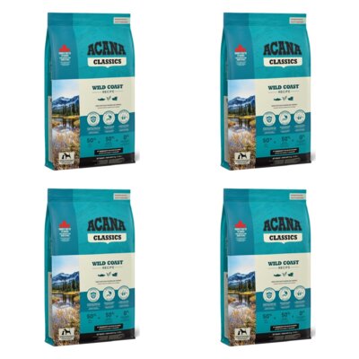 Karma dla psa ACANA Classics Wild Coast 4 x 9.7 kg