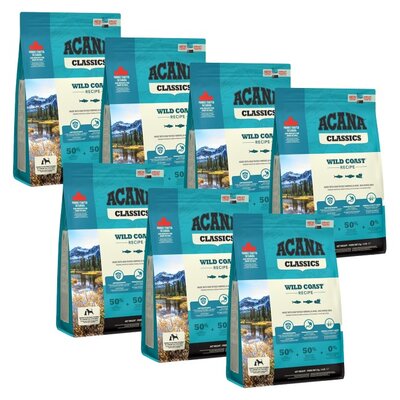 Karma dla psa ACANA Classics Wild Coast 7 x 2 kg