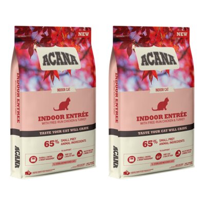 Karma dla kota ACANA Indoor Entree Kurczak z indykiem 2 x 4.5 kg