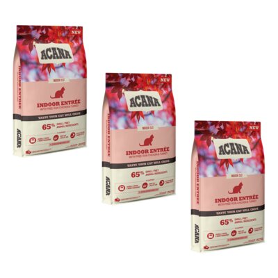 Karma dla kota ACANA Indoor Entree Kurczak z indykiem 3 x 4.5 kg